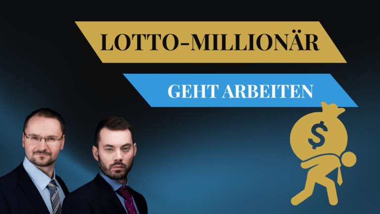 Lottomillionär geht arbeiten