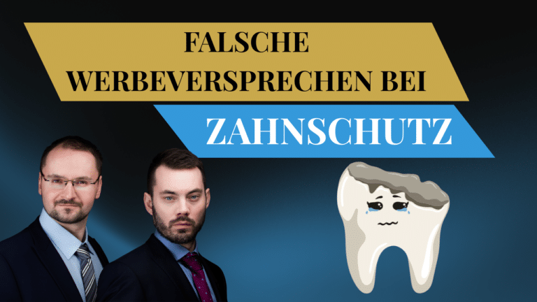 Zahnzusatzversicherung - falsche Werbeversprechen