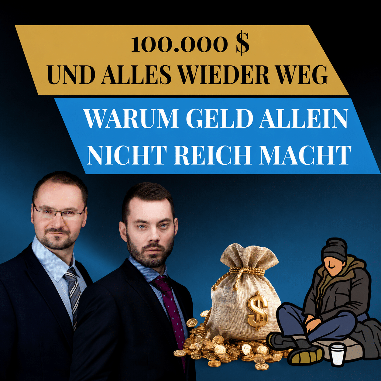 100.000 Dollar weg